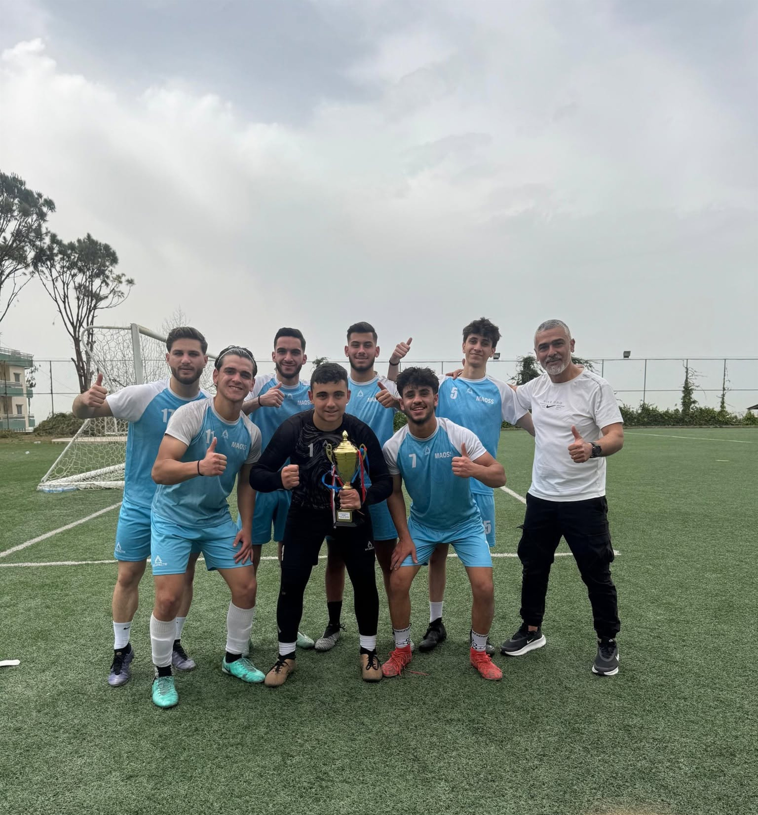 Football Players in Maroun Abboud Secondary School